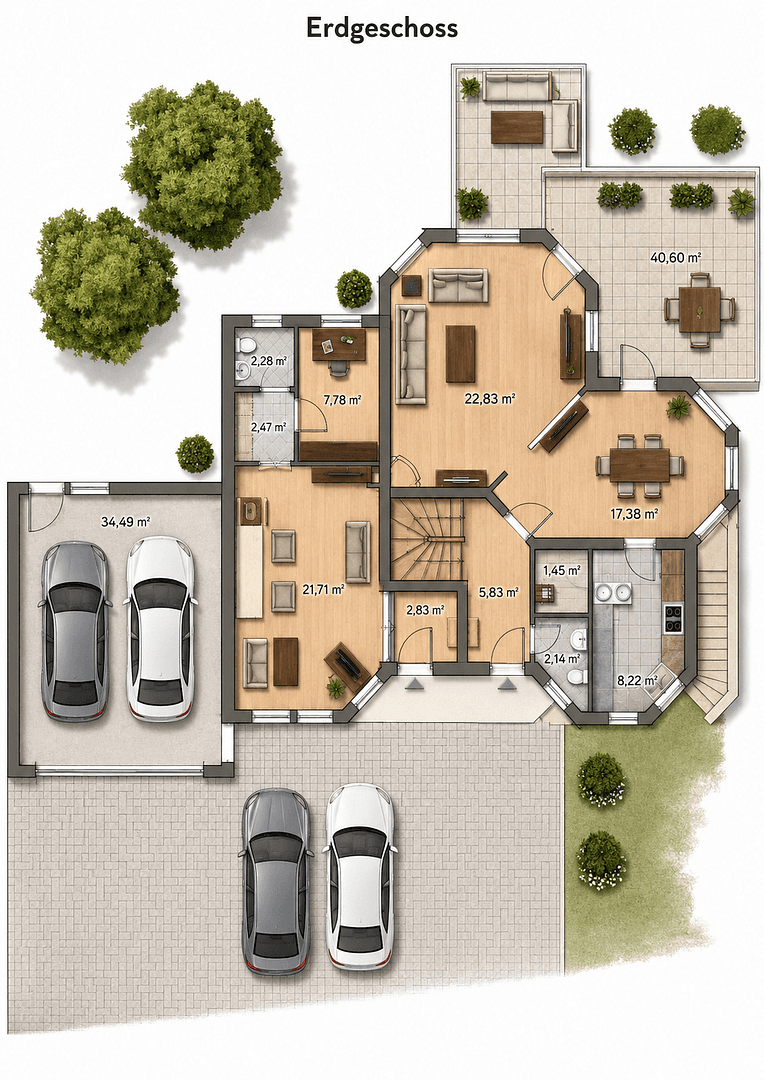Predaj domu 154 m², pozemok 1.161 m², Wüstenrot, Bádensko-Wurttembersko Predaj domu 154 m², pozemok 1.161 m², Wüstenrot, Bádensko-Wurttembersko