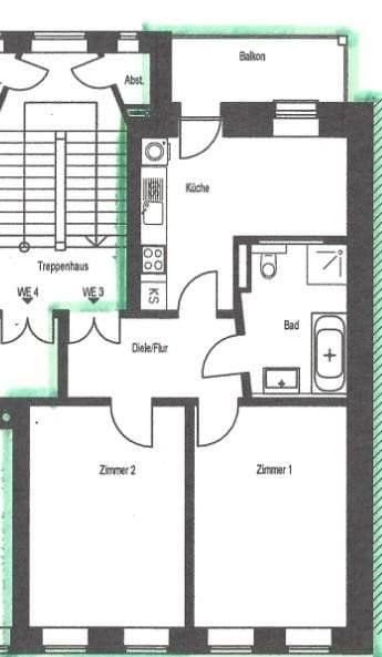 Prenájom bytu 2-izbový 73 m², Weißestraße 11, Leipzig, Sasko Prenájom bytu 2-izbový 73 m², Weißestraße 11, Leipzig, Sasko