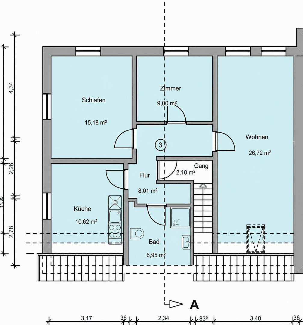 Prenájom bytu 3-izbový 77 m², Blumenthaler Weg 7, Grevenkrug, Šlezvicko-Holštajnsko Prenájom bytu 3-izbový 77 m², Blumenthaler Weg 7, Grevenkrug, Šlezvicko-Holštajnsko