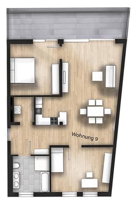 Prenájom bytu 3-izbový 107 m², Harthäuser Straße 18, Igersheim, Bádensko-Wurttembersko Prenájom bytu 3-izbový 107 m², Harthäuser Straße 18, Igersheim, Bádensko-Wurttembersko