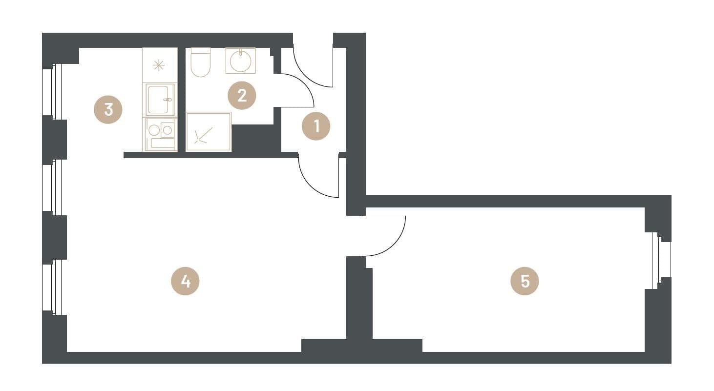 Predaj bytu 2-izbový 46 m², Gerichtstraße 7, Berlin, Berlín Predaj bytu 2-izbový 46 m², Gerichtstraße 7, Berlin, Berlín