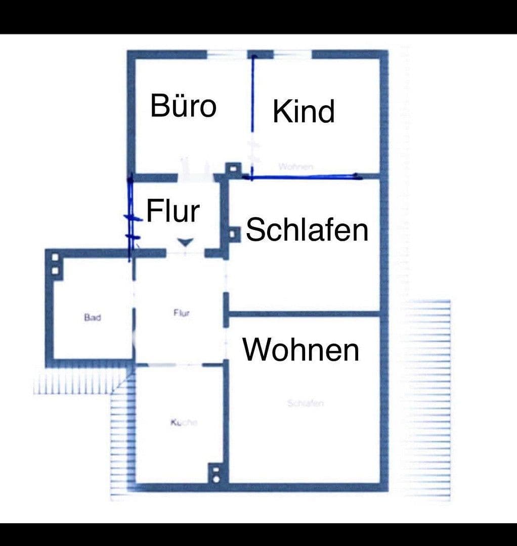 Prenájom bytu 4-izbový 82 m², Bauernstraße 2, Cremlingen, Dolné Sasko Prenájom bytu 4-izbový 82 m², Bauernstraße 2, Cremlingen, Dolné Sasko