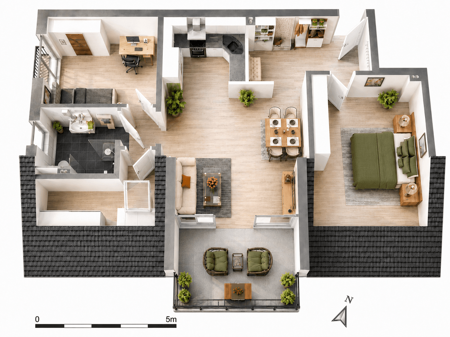 Prenájom bytu 3-izbový 79 m², Benhauser Straße 42, Paderborn, Severné Porýnie - Westfálsko Prenájom bytu 3-izbový 79 m², Benhauser Straße 42, Paderborn, Severné Porýnie - Westfálsko