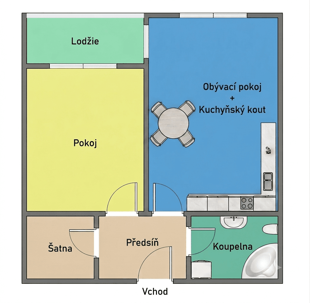 Prenájom bytu 2-izbový 55 m², Špačková, Plzeň, Plzeňský kraj Prenájom bytu 2-izbový 55 m², Špačková, Plzeň, Plzeňský kraj