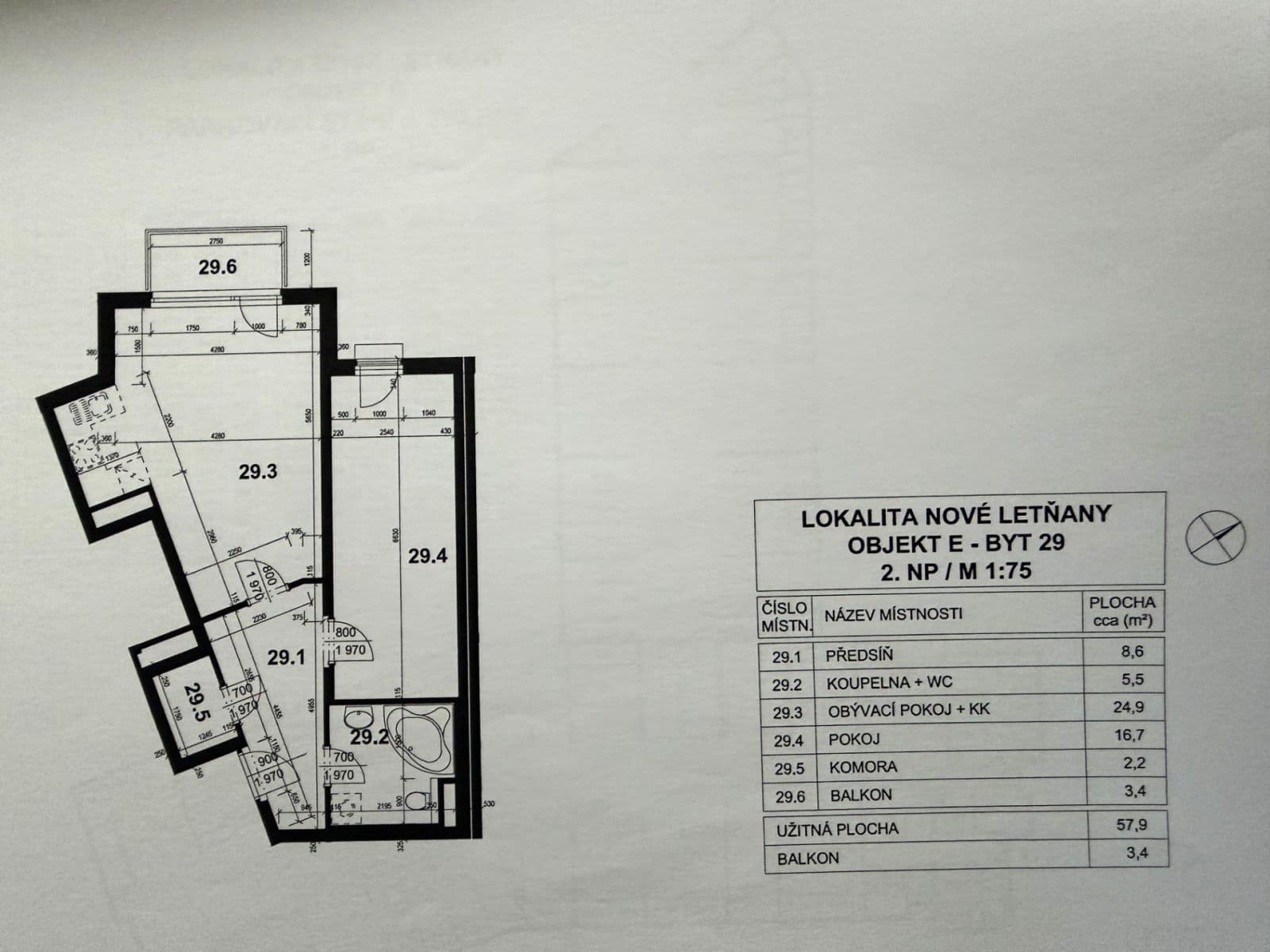 Predaj bytu 2-izbový 57 m², Pavla Beneše, Praha, Praha Predaj bytu 2-izbový 57 m², Pavla Beneše, Praha, Praha