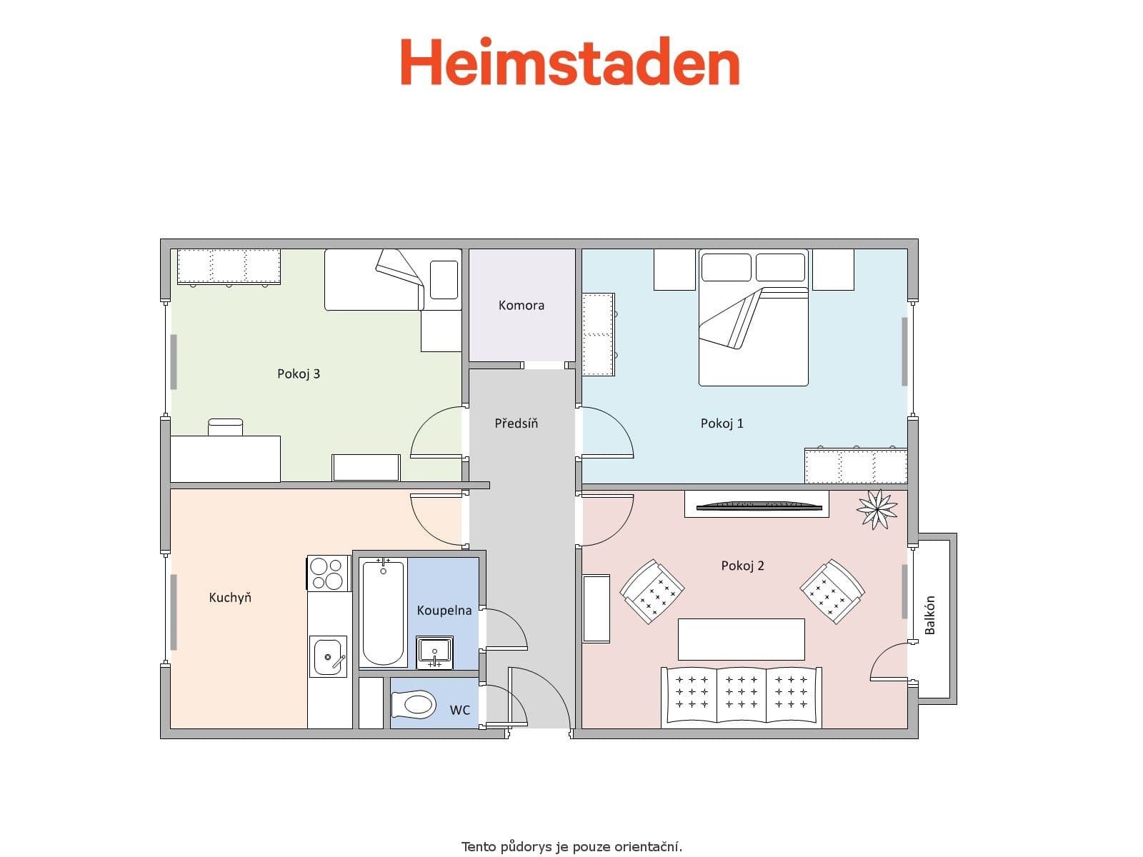 Prenájom bytu 4-izbový 71 m², Růžový pahorek, Frýdek-Místek, Moravskoslezský kraj Prenájom bytu 4-izbový 71 m², Růžový pahorek, Frýdek-Místek, Moravskoslezský kraj