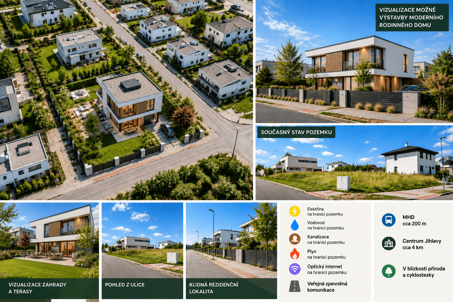 Predaj pozemku 740 m², Lužická, Jihlava, Kraj Vysočina Predaj pozemku 740 m², Lužická, Jihlava, Kraj Vysočina
