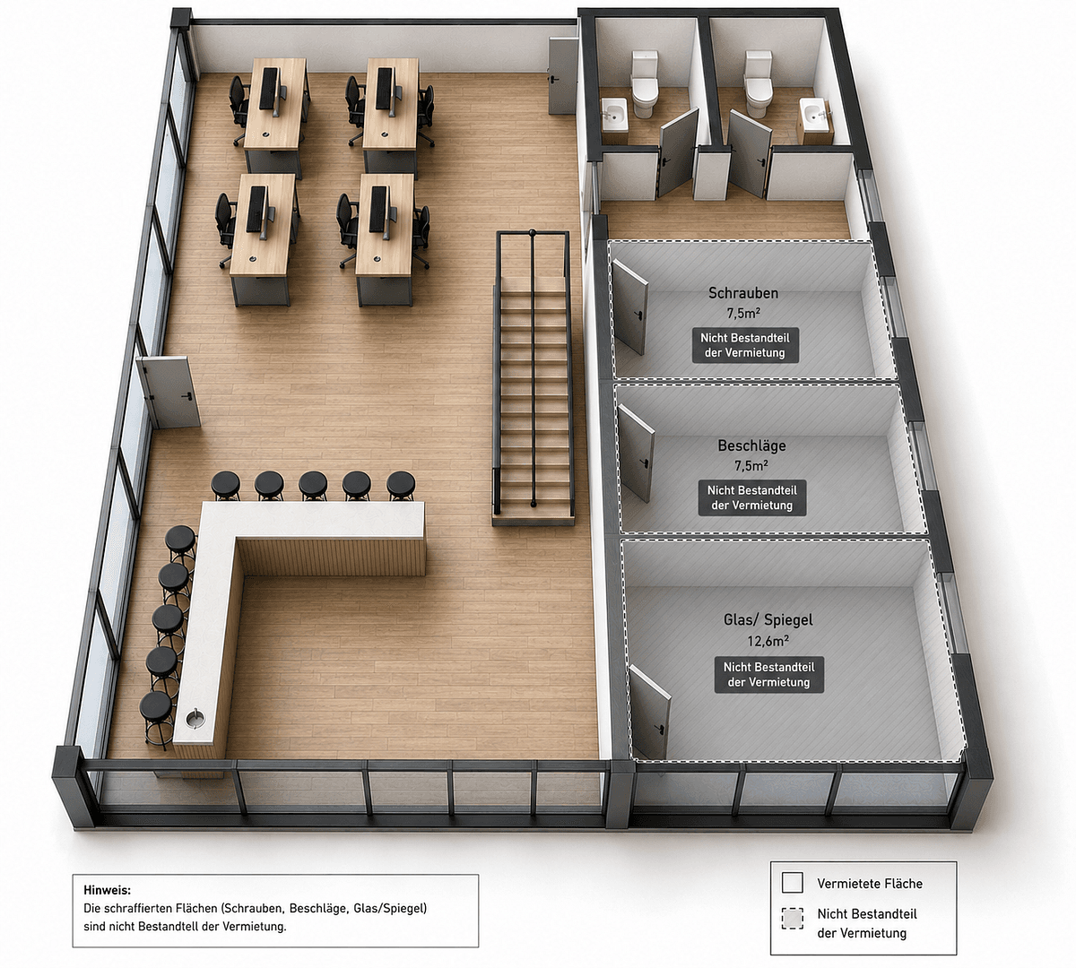 Prenájom kancelárie 122 m², Anhalter Str. 12, HAM-Heessen, Severné Porýnie - Westfálsko Prenájom kancelárie 122 m², Anhalter Str. 12, HAM-Heessen, Severné Porýnie - Westfálsko