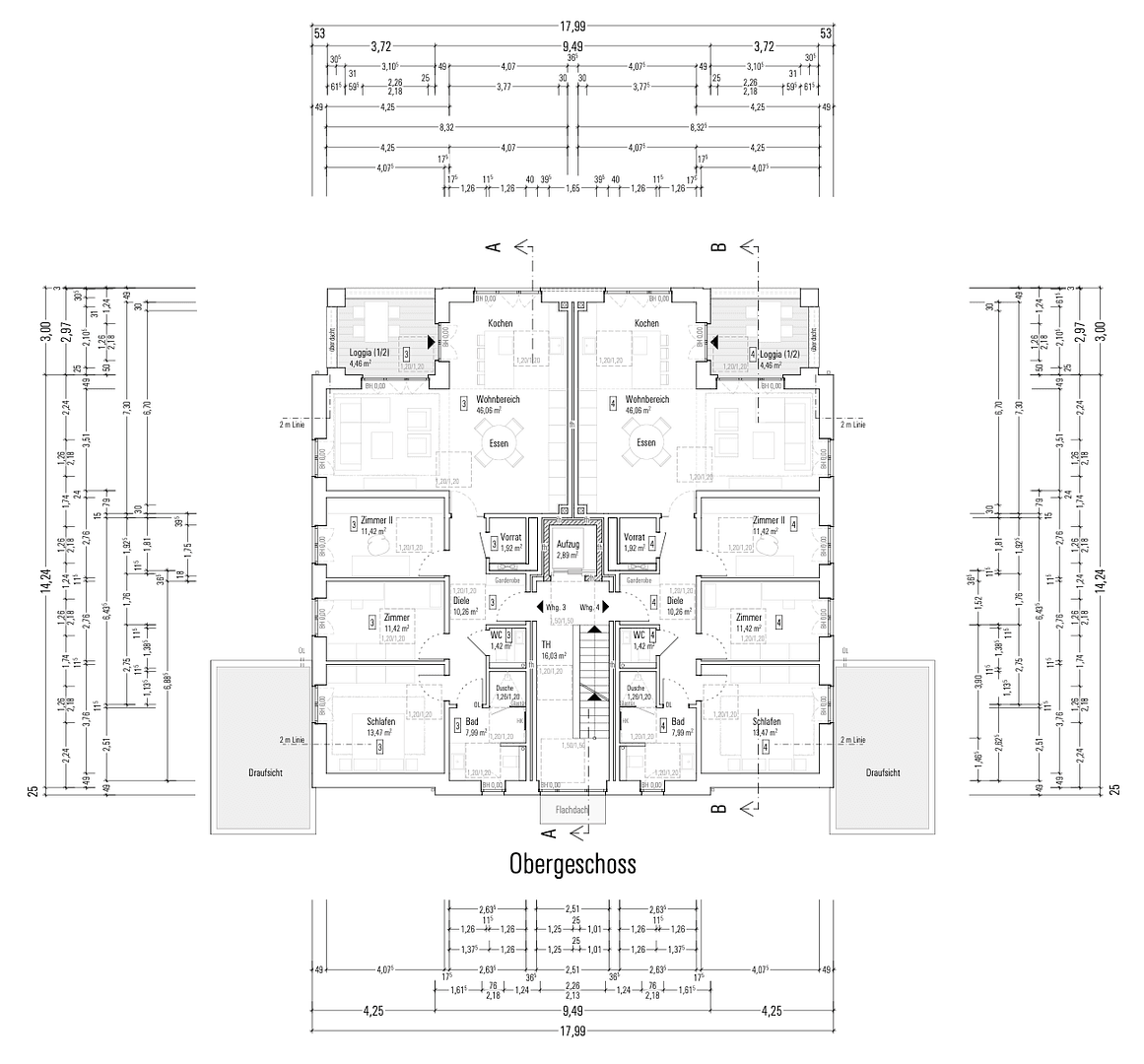 Predaj bytu 4-izbový 109 m², Böddingheideweg 34, Münster, Severné Porýnie - Westfálsko Predaj bytu 4-izbový 109 m², Böddingheideweg 34, Münster, Severné Porýnie - Westfálsko