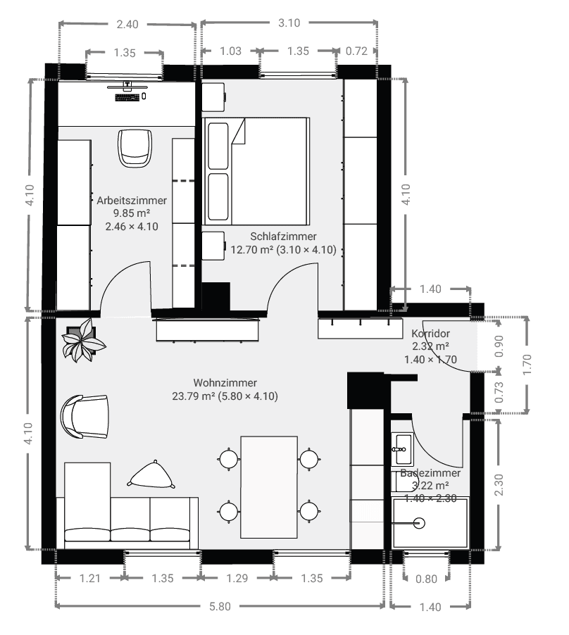 Predaj bytu 3-izbový 52 m², Heilbronn, Bádensko-Wurttembersko Predaj bytu 3-izbový 52 m², Heilbronn, Bádensko-Wurttembersko