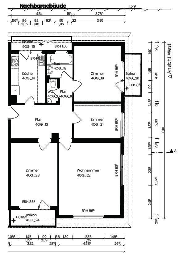 Prenájom bytu 4-izbový 95 m², Stuttgart, Bádensko-Wurttembersko Prenájom bytu 4-izbový 95 m², Stuttgart, Bádensko-Wurttembersko