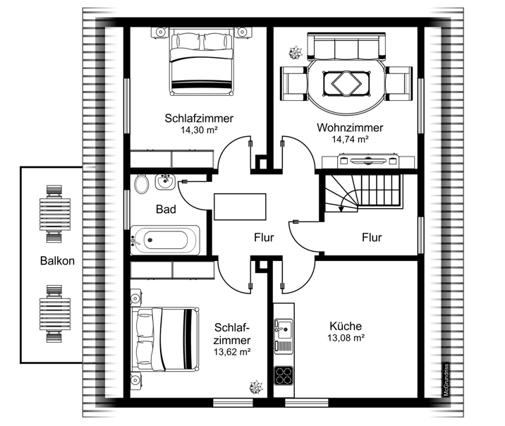 Predaj domu 363 m², pozemok 877 m², Greifenklaustraße 10, Reckendorf, Bavorsko Predaj domu 363 m², pozemok 877 m², Greifenklaustraße 10, Reckendorf, Bavorsko