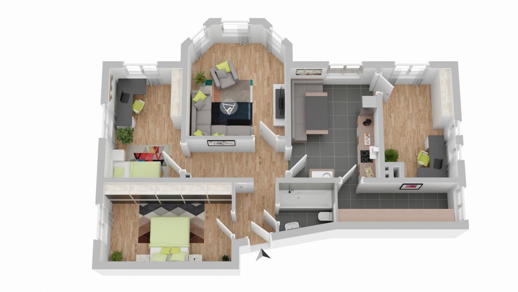 Prenájom bytu 4-izbový 96 m², Friedhofstraße 10, Hamburg, Hamburg Prenájom bytu 4-izbový 96 m², Friedhofstraße 10, Hamburg, Hamburg