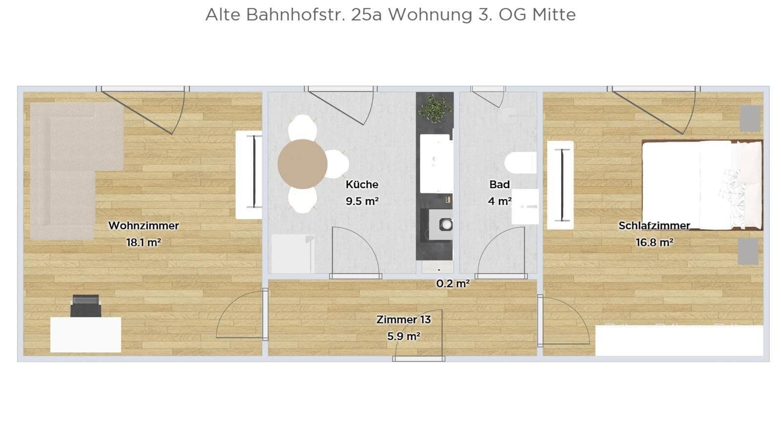 Prenájom bytu 2-izbový 54 m², Alte Bahnhofstr. 25a, Bochum, Severné Porýnie - Westfálsko Prenájom bytu 2-izbový 54 m², Alte Bahnhofstr. 25a, Bochum, Severné Porýnie - Westfálsko