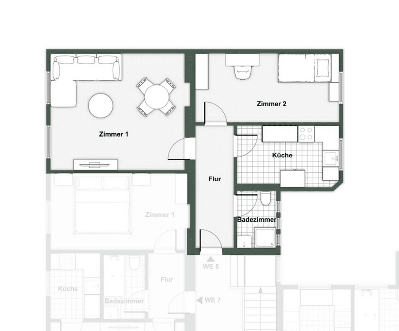 Prenájom bytu 2-izbový 52 m², Blumenwerder Straße 12, Eberswalde, Brandenbursko Prenájom bytu 2-izbový 52 m², Blumenwerder Straße 12, Eberswalde, Brandenbursko