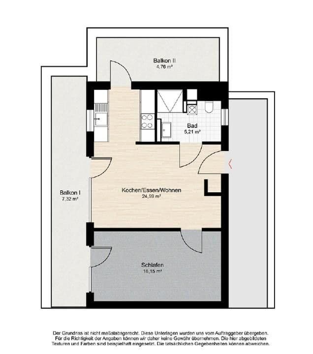 Prenájom bytu 2-izbový 58 m², Relaisstraße 2, Mannheim, Bádensko-Wurttembersko Prenájom bytu 2-izbový 58 m², Relaisstraße 2, Mannheim, Bádensko-Wurttembersko