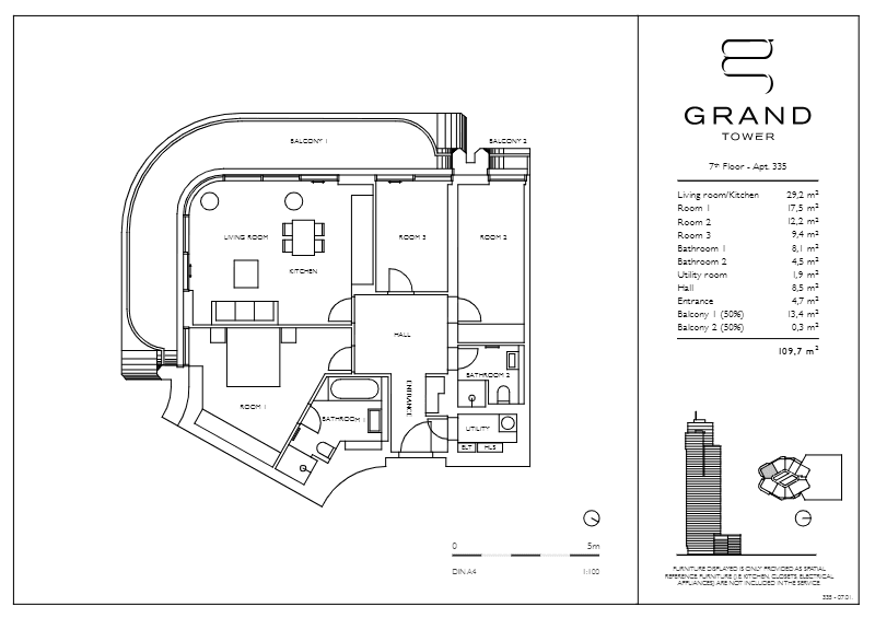 Predaj bytu 4-izbový 110 m², Europa-Allee 2, Frankfurt am Main, Hesensko Predaj bytu 4-izbový 110 m², Europa-Allee 2, Frankfurt am Main, Hesensko