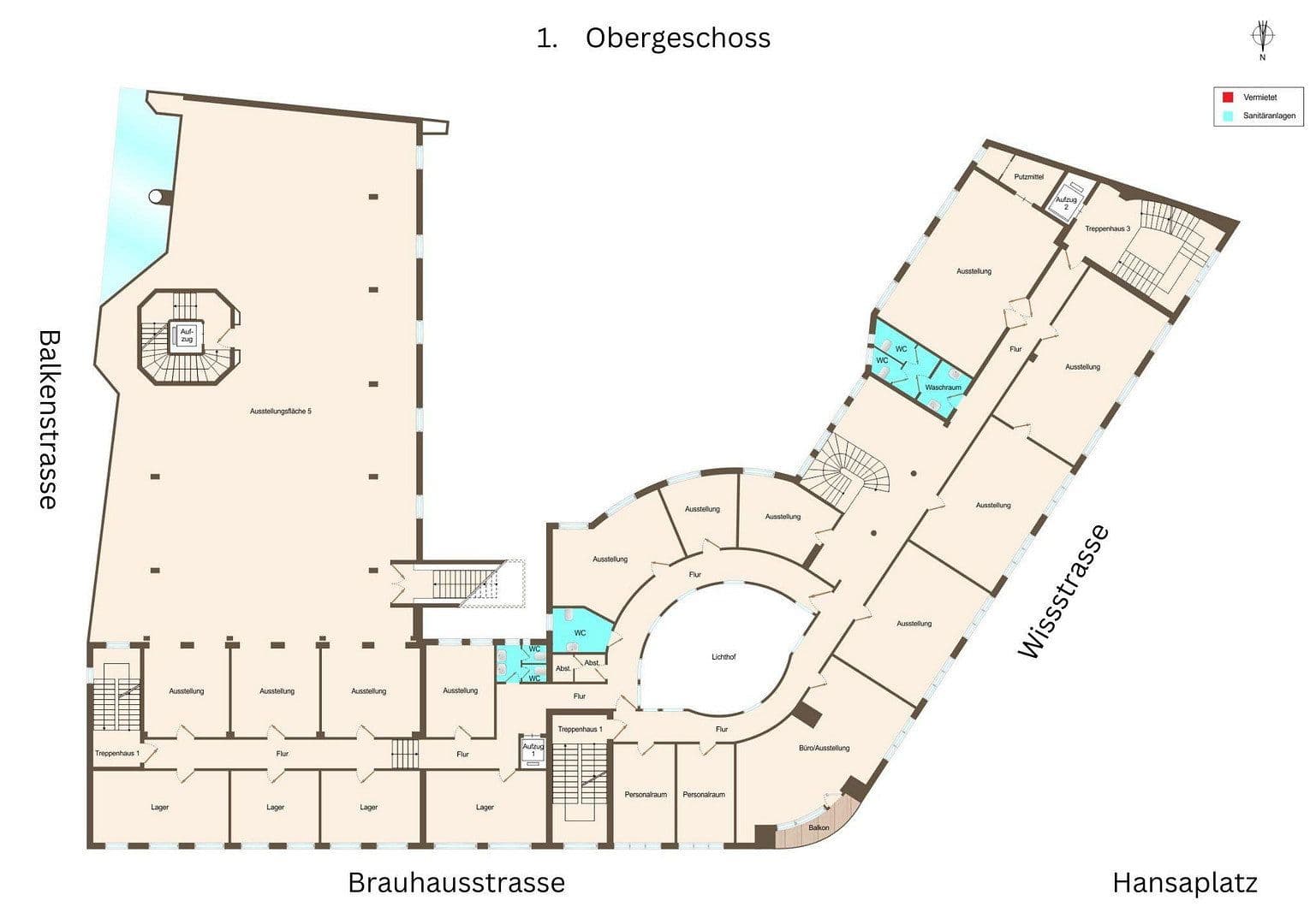 Prenájom nebytového priestoru 2.300 m², Wissstraße 14-18, Dortmund, Severné Porýnie - Westfálsko Prenájom nebytového priestoru 2.300 m², Wissstraße 14-18, Dortmund, Severné Porýnie - Westfálsko