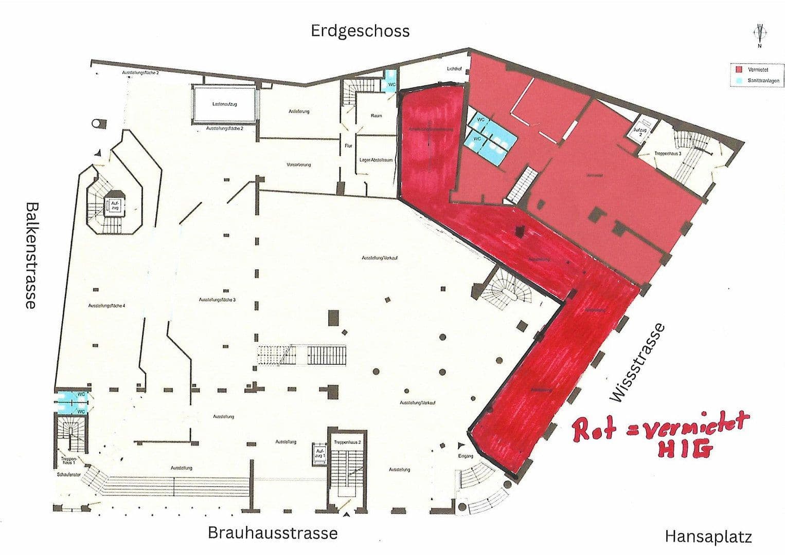 Prenájom nebytového priestoru 2.300 m², Wissstraße 14-18, Dortmund, Severné Porýnie - Westfálsko Prenájom nebytového priestoru 2.300 m², Wissstraße 14-18, Dortmund, Severné Porýnie - Westfálsko