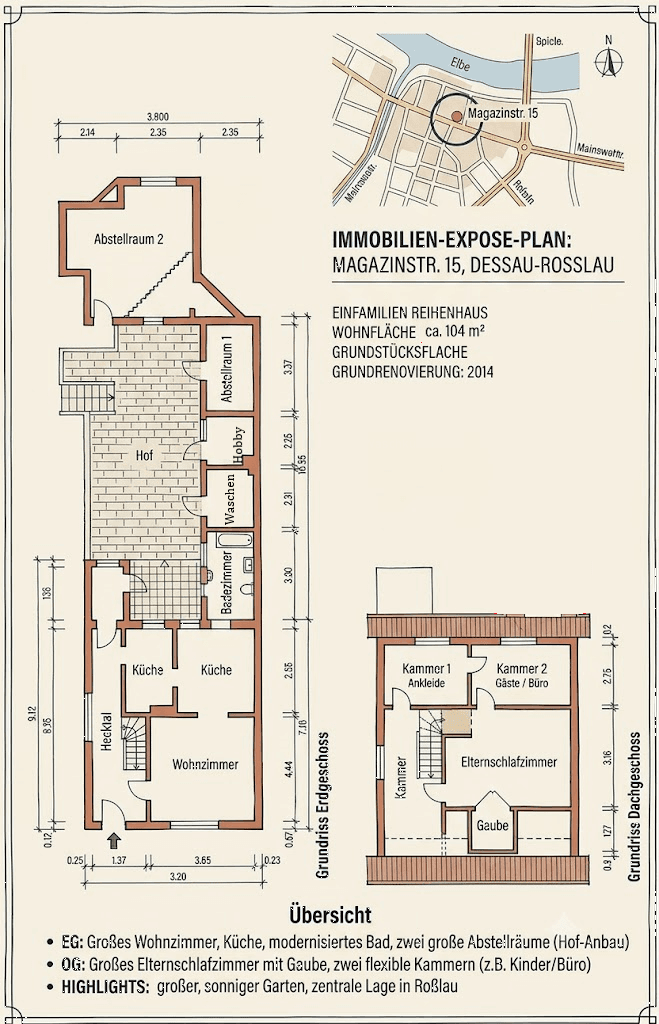 Predaj domu 107 m², pozemok 350 m², Editharing 37, Magdeburg, Sasko-Anhaltsko Predaj domu 107 m², pozemok 350 m², Editharing 37, Magdeburg, Sasko-Anhaltsko