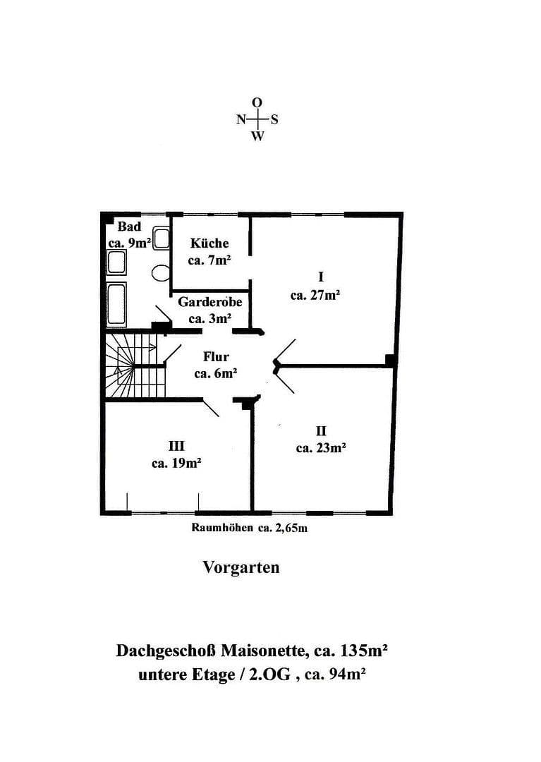 Prenájom bytu 4-izbový 135 m², Hildesheim, Dolné Sasko Prenájom bytu 4-izbový 135 m², Hildesheim, Dolné Sasko