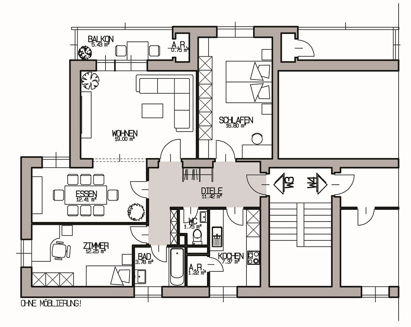 Predaj bytu 4-izbový 92 m², Stelzhamerstraße 15, Timelkam, Horné Rakúsko Predaj bytu 4-izbový 92 m², Stelzhamerstraße 15, Timelkam, Horné Rakúsko