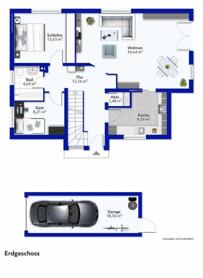 Predaj domu 156 m², pozemok 726 m², Florstadt, Hesensko Predaj domu 156 m², pozemok 726 m², Florstadt, Hesensko