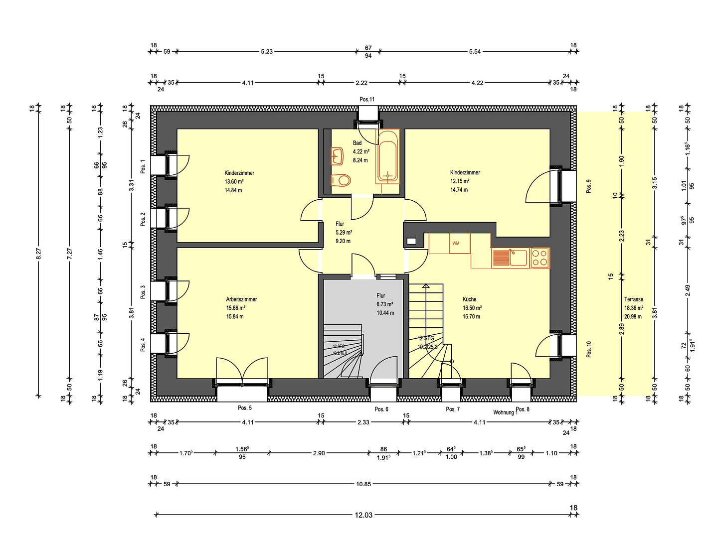Prenájom bytu 5-izbový 121 m², Maxener Straße 7, Dresden, Sasko Prenájom bytu 5-izbový 121 m², Maxener Straße 7, Dresden, Sasko
