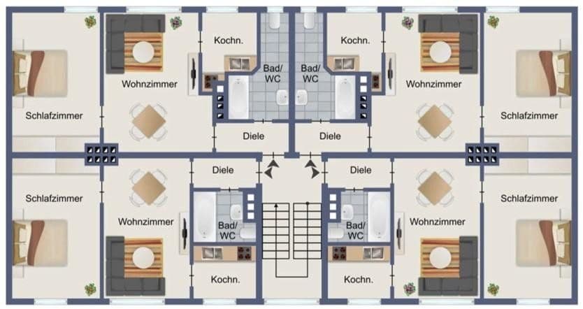 Prenájom bytu 2-izbový 39 m², Herforder Str. 210, Bielefeld, Severné Porýnie - Westfálsko Prenájom bytu 2-izbový 39 m², Herforder Str. 210, Bielefeld, Severné Porýnie - Westfálsko