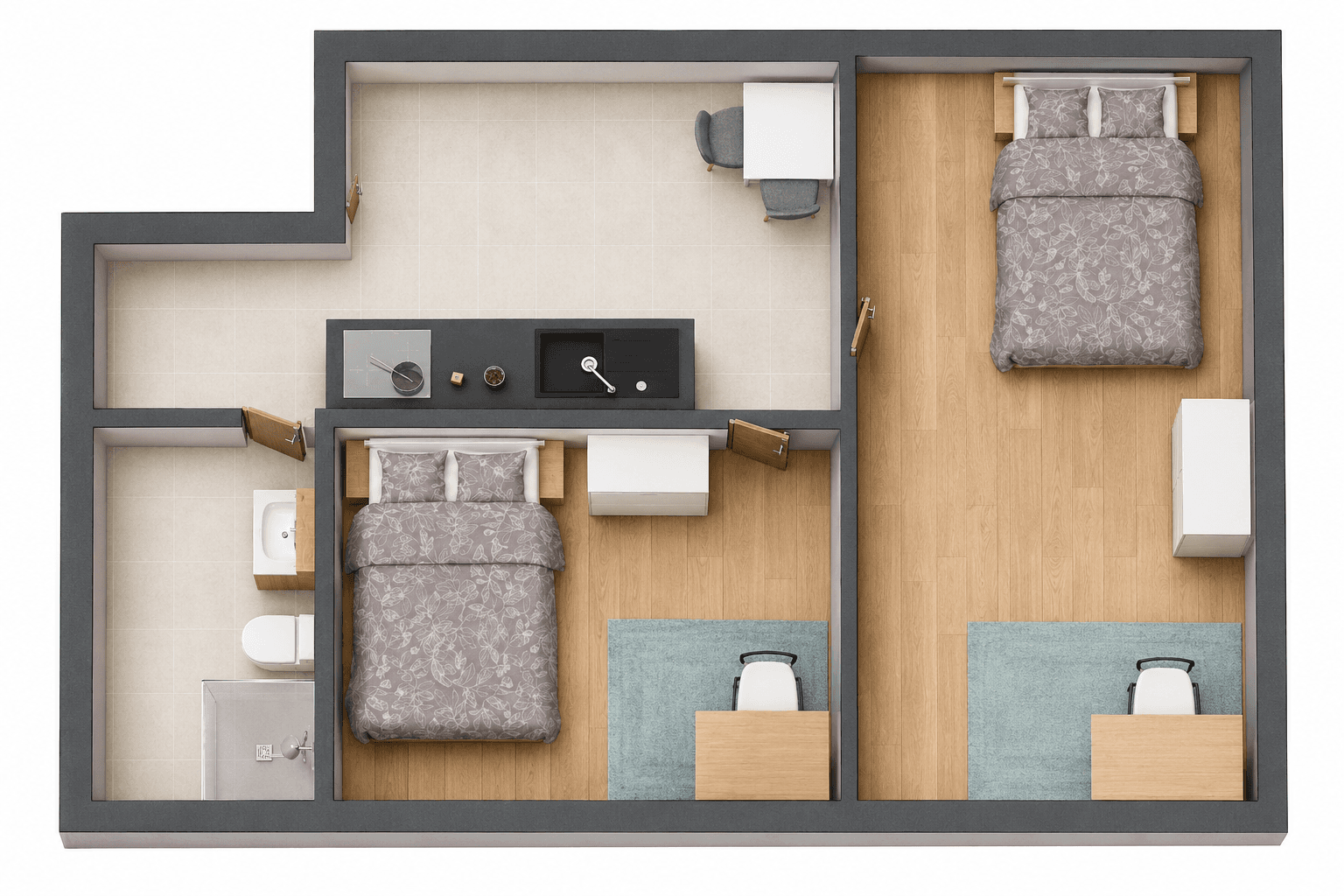 Predaj bytu 2-izbový 35 m², Köln, Severné Porýnie - Westfálsko Predaj bytu 2-izbový 35 m², Köln, Severné Porýnie - Westfálsko
