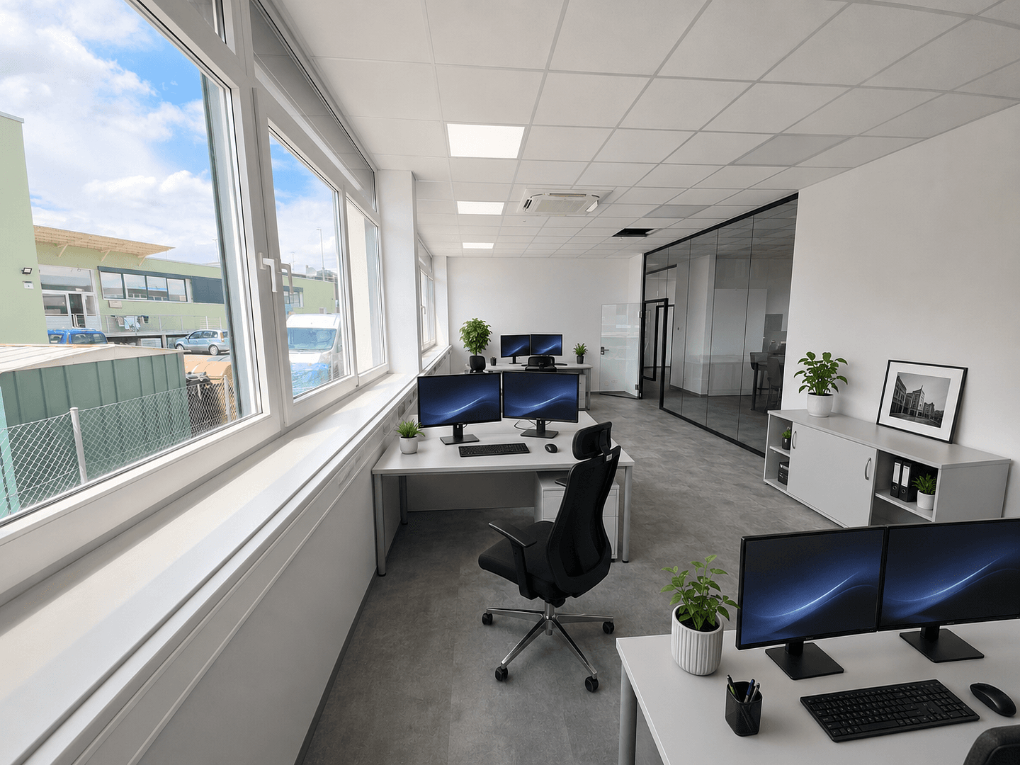 Prenájom kancelárie 100 m², Lilienthalstraße 6, Neu-Ulm, Bavorsko Prenájom kancelárie 100 m², Lilienthalstraße 6, Neu-Ulm, Bavorsko