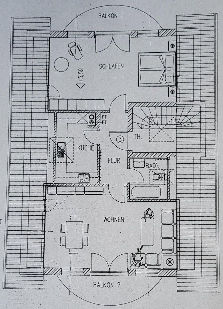 Prenájom bytu 2-izbový 70 m², Haar, Bavorsko Prenájom bytu 2-izbový 70 m², Haar, Bavorsko