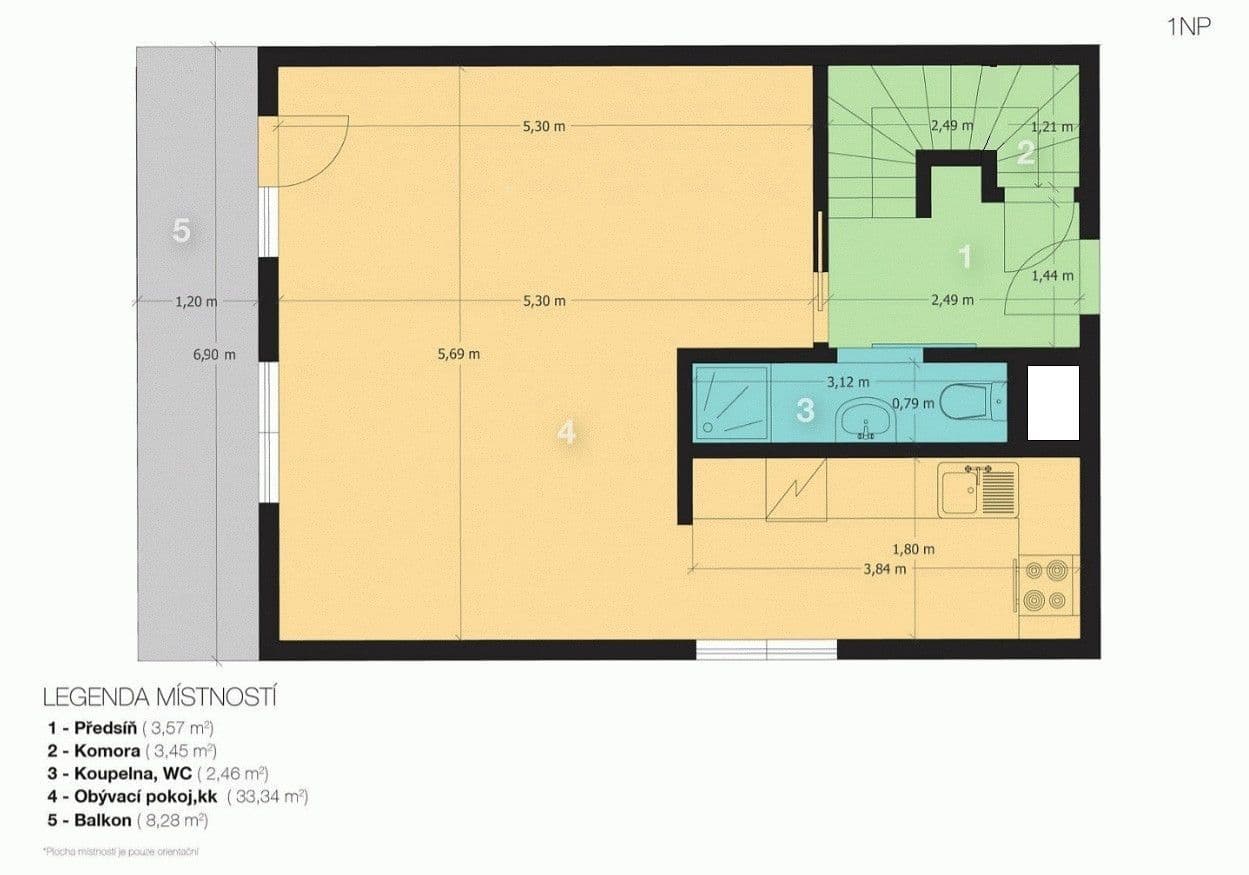 Predaj bytu 4-izbový 103 m², Sokolovská, Čelákovice, Středočeský kraj Predaj bytu 4-izbový 103 m², Sokolovská, Čelákovice, Středočeský kraj