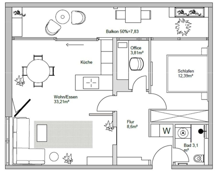 Predaj bytu 3-izbový 69 m², Winzererstraße 180-182, München, Bavorsko Predaj bytu 3-izbový 69 m², Winzererstraße 180-182, München, Bavorsko