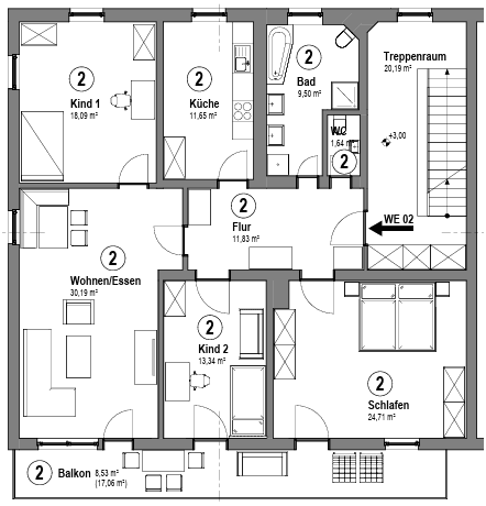 Predaj bytu 4-izbový 140 m², Bad Aibling, Bavorsko Predaj bytu 4-izbový 140 m², Bad Aibling, Bavorsko