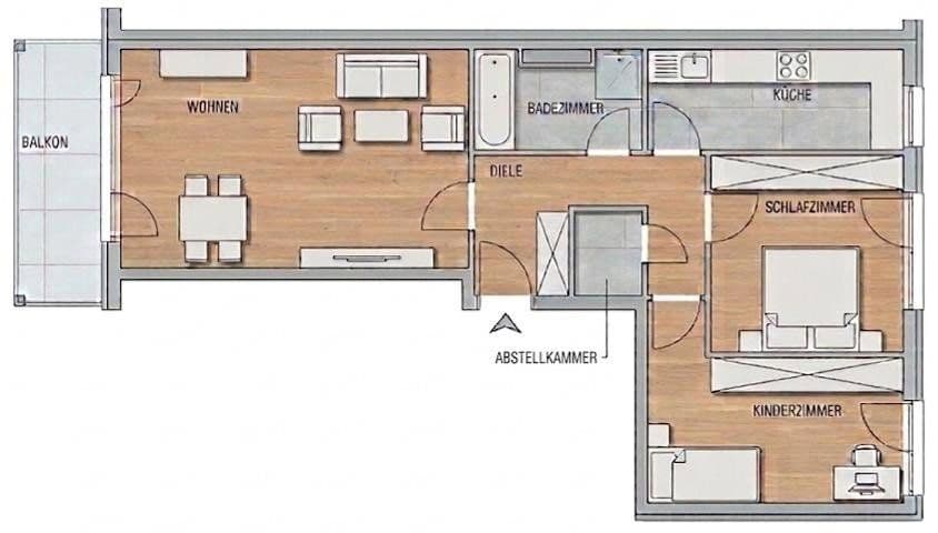 Predaj bytu 3-izbový 71 m², Goldhofer Str. 8, München, Bavorsko Predaj bytu 3-izbový 71 m², Goldhofer Str. 8, München, Bavorsko