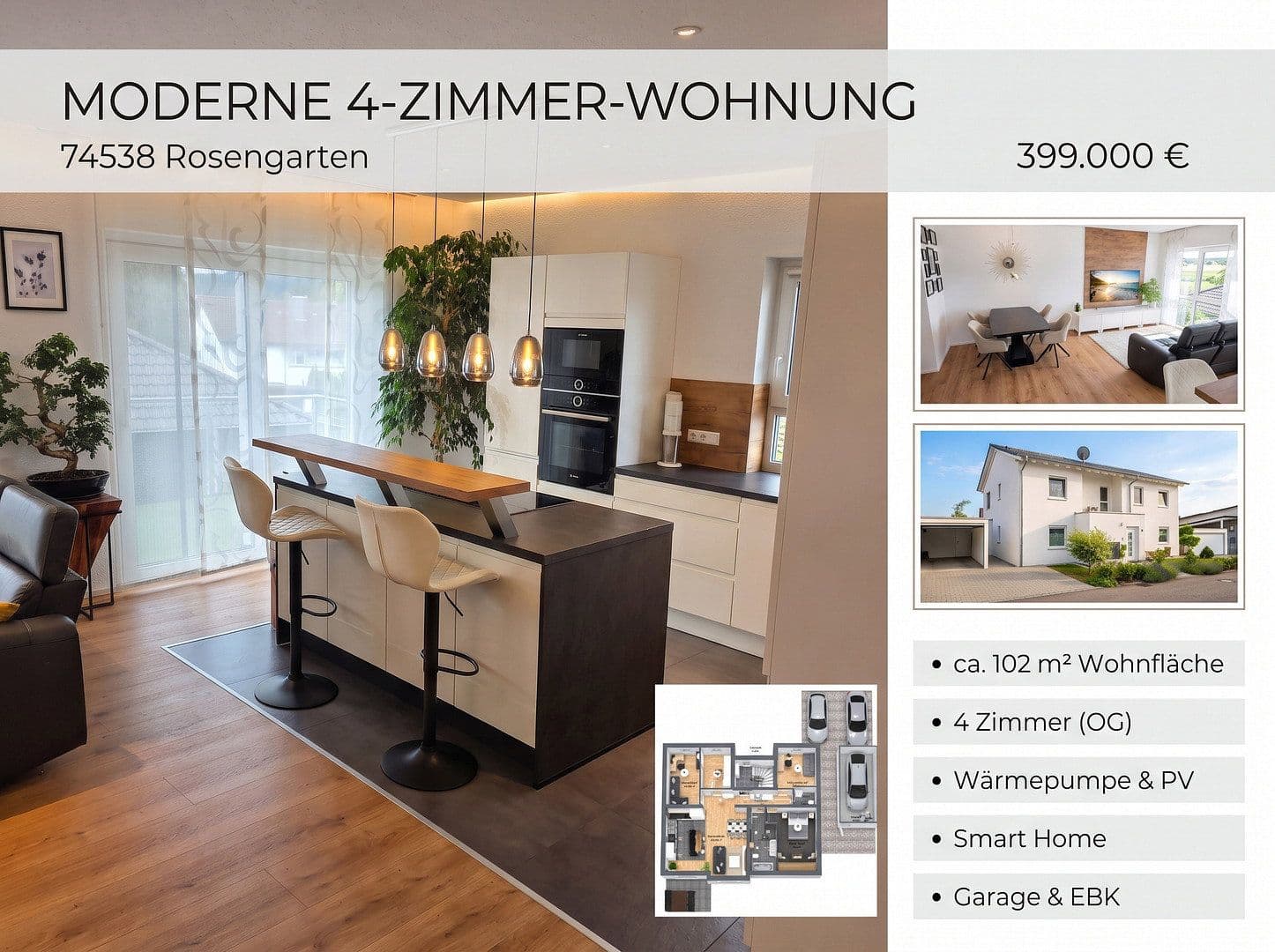 Predaj bytu 4-izbový 103 m², Rosenäcker 19, Rosengarten, Bádensko-Wurttembersko Predaj bytu 4-izbový 103 m², Rosenäcker 19, Rosengarten, Bádensko-Wurttembersko