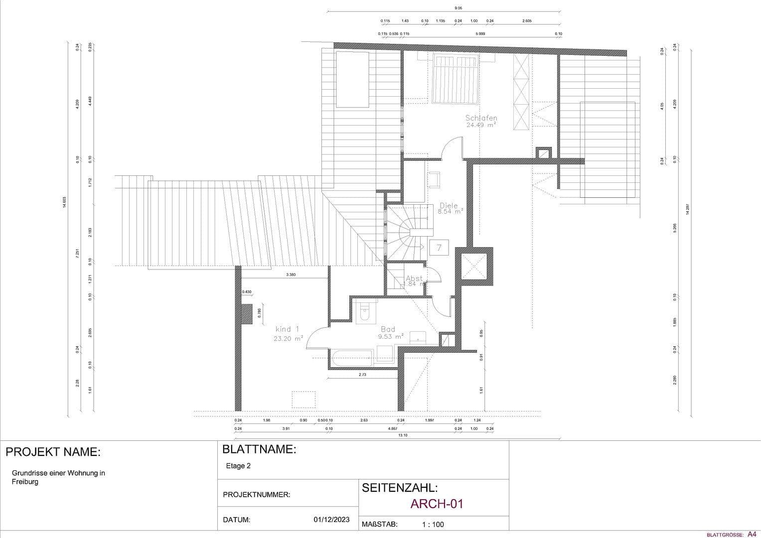 Prenájom bytu 3-izbový 106 m², Malteserordensstraße 4, Freiburg, Bádensko-Wurttembersko Prenájom bytu 3-izbový 106 m², Malteserordensstraße 4, Freiburg, Bádensko-Wurttembersko