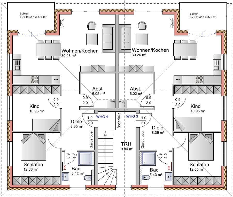 Predaj bytu 3-izbový 72 m², Im Malerwinkel 11, Geestland, Dolné Sasko Predaj bytu 3-izbový 72 m², Im Malerwinkel 11, Geestland, Dolné Sasko