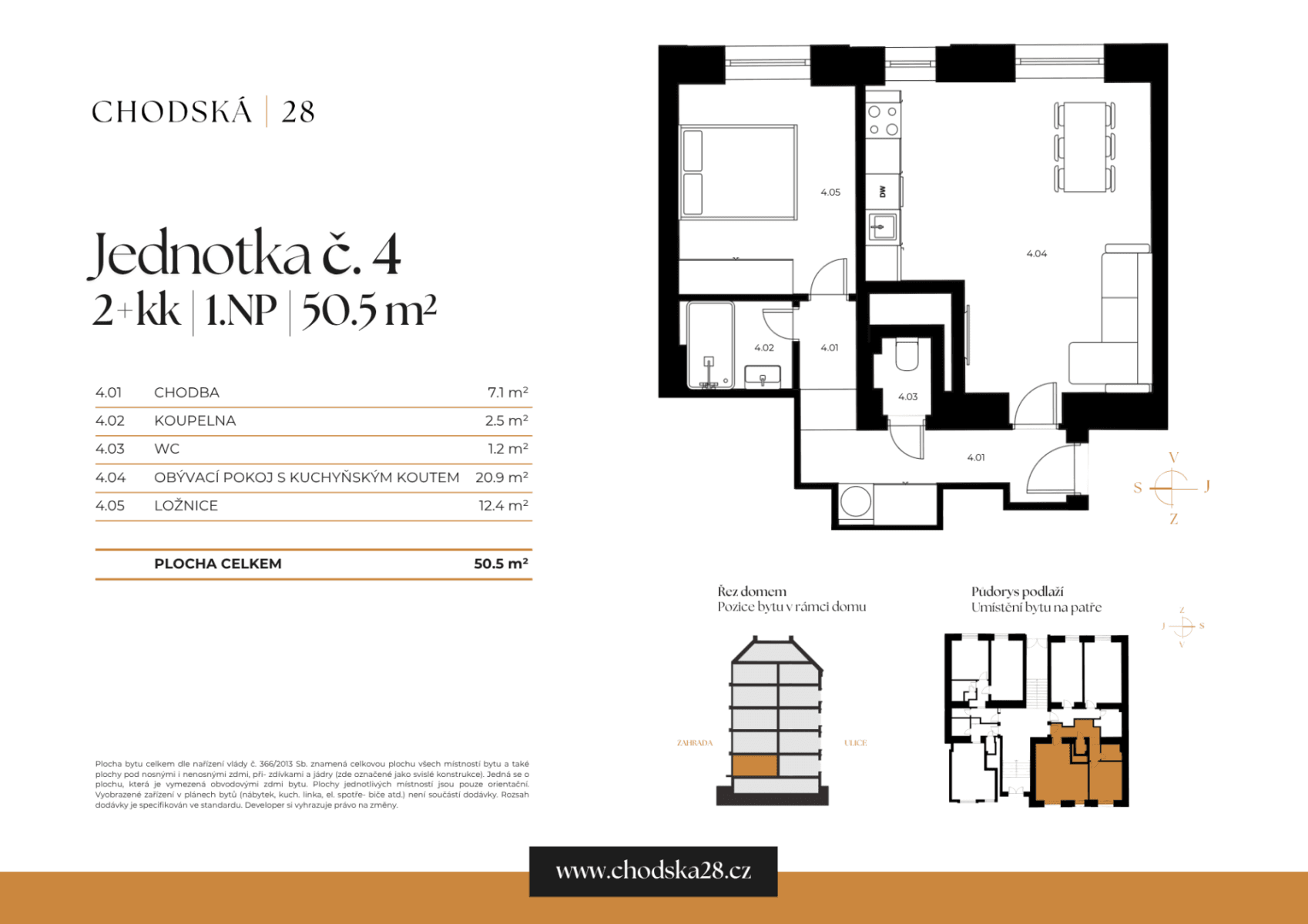 Predaj bytu 2-izbový 51 m², Chodská, Praha, Praha Predaj bytu 2-izbový 51 m², Chodská, Praha, Praha