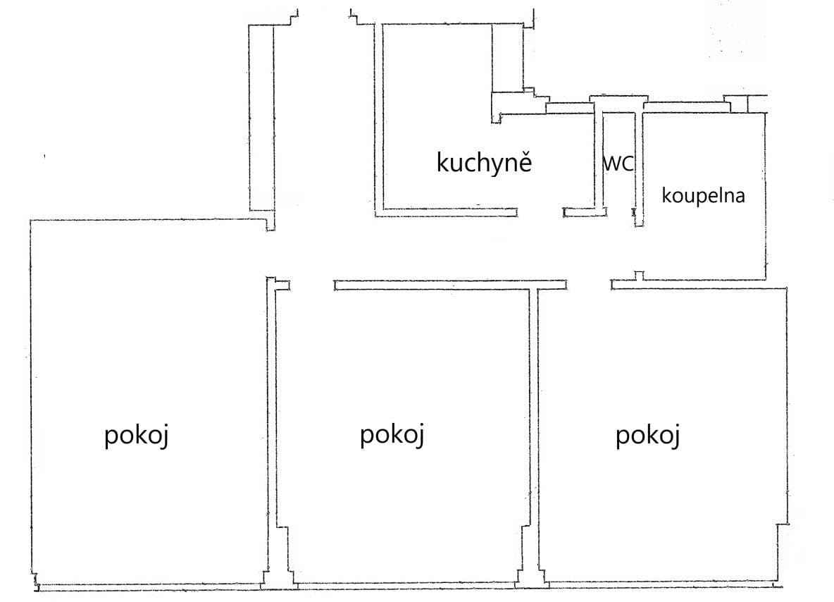 Prenájom bytu 3-izbový 100 m², Petrské náměstí, Praha, Praha Prenájom bytu 3-izbový 100 m², Petrské náměstí, Praha, Praha