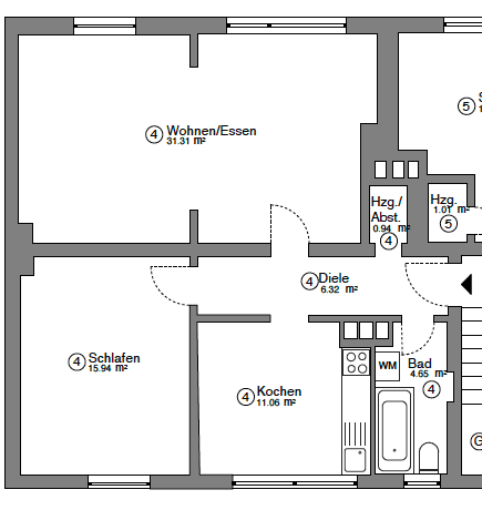 Predaj bytu 2-izbový 71 m², Bochum, Severné Porýnie - Westfálsko Predaj bytu 2-izbový 71 m², Bochum, Severné Porýnie - Westfálsko
