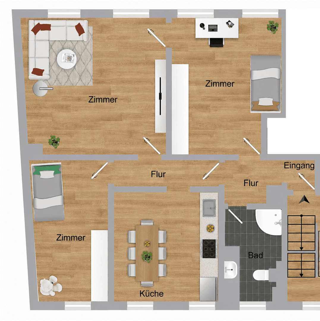 Prenájom bytu 3-izbový 85 m², Hauptstraße 125, Wiesloch, Bádensko-Wurttembersko Prenájom bytu 3-izbový 85 m², Hauptstraße 125, Wiesloch, Bádensko-Wurttembersko