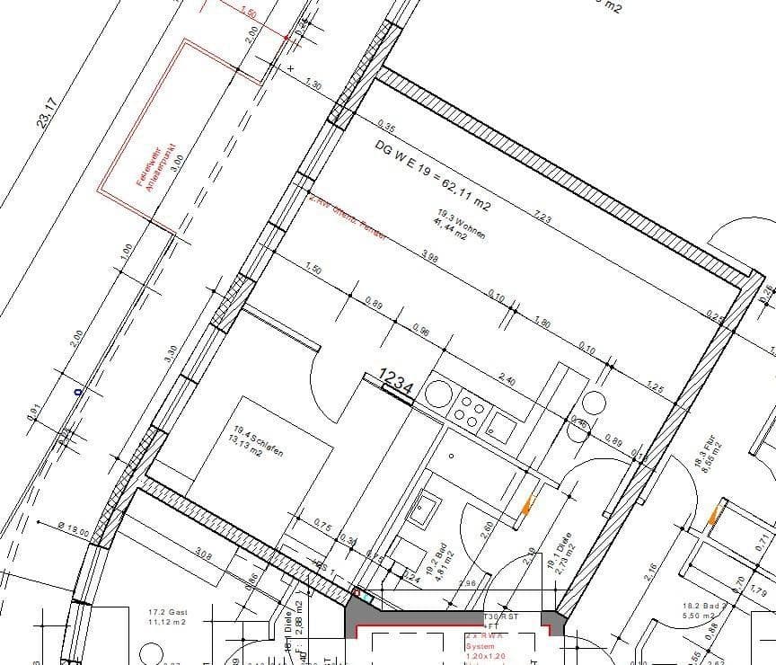 Prenájom bytu 3-izbový 73 m², Lantzalle 1, Düsseldorf, Severné Porýnie - Westfálsko Prenájom bytu 3-izbový 73 m², Lantzalle 1, Düsseldorf, Severné Porýnie - Westfálsko