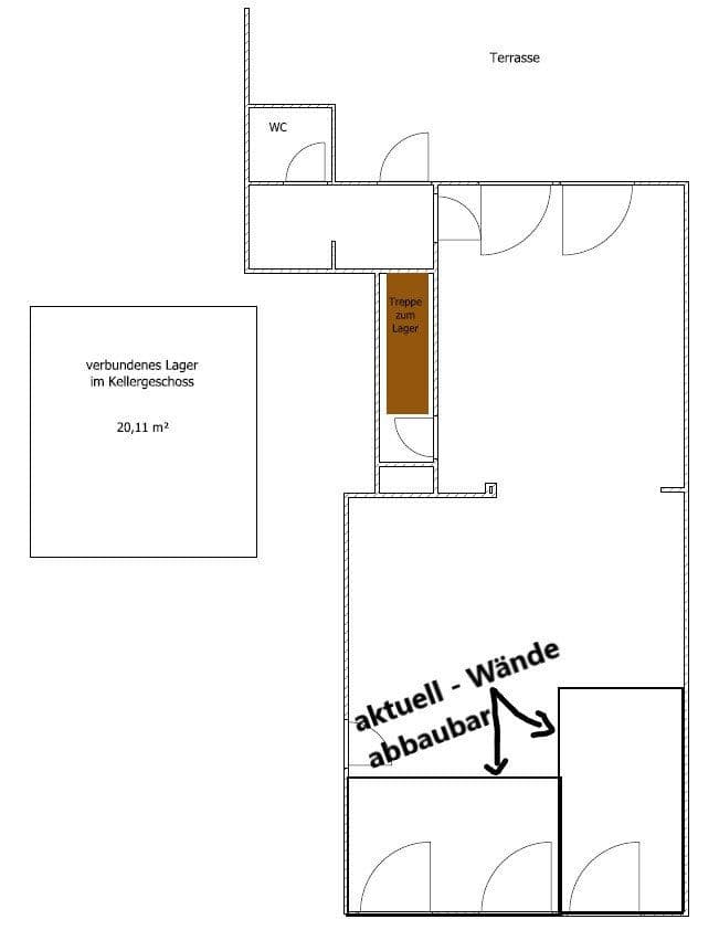 Prenájom kancelárie 100 m², Schleswiger Str. 19, Bremerhaven, Brémy Prenájom kancelárie 100 m², Schleswiger Str. 19, Bremerhaven, Brémy