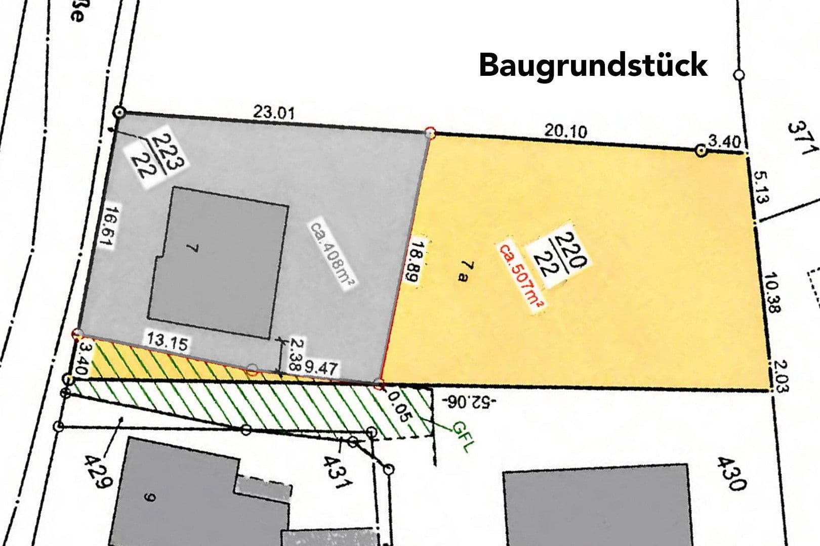 Predaj pozemku 504 m², Teichstrasse 7a, Wentorf bei Hamburg, Šlezvicko-Holštajnsko Predaj pozemku 504 m², Teichstrasse 7a, Wentorf bei Hamburg, Šlezvicko-Holštajnsko