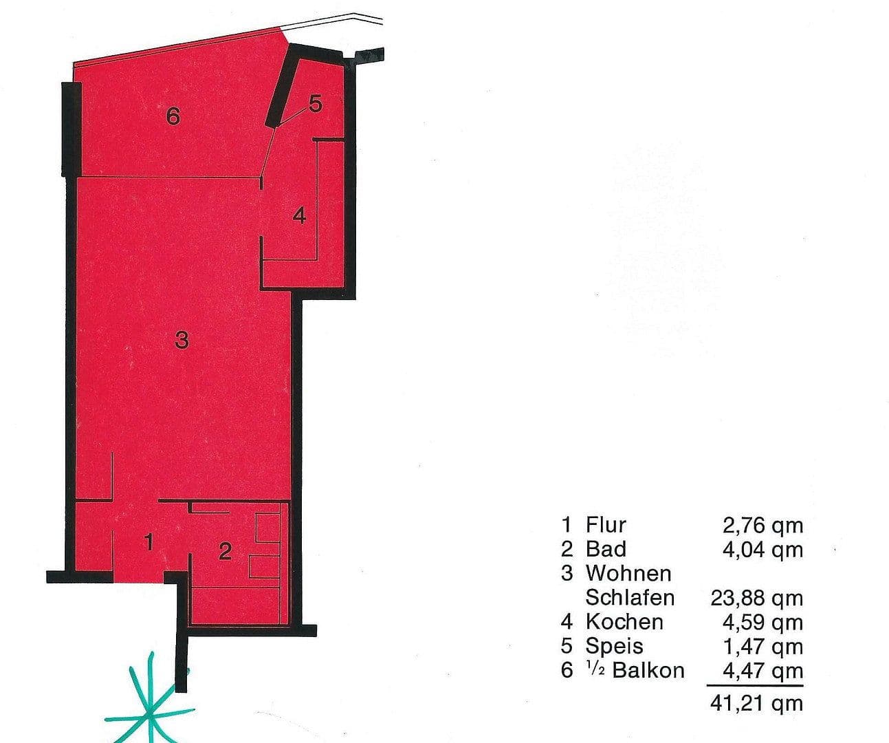 Predaj bytu 1-izbový 40 m², Bergiusstraße 78, Augsburg Göggingen, Bavorsko Predaj bytu 1-izbový 40 m², Bergiusstraße 78, Augsburg Göggingen, Bavorsko