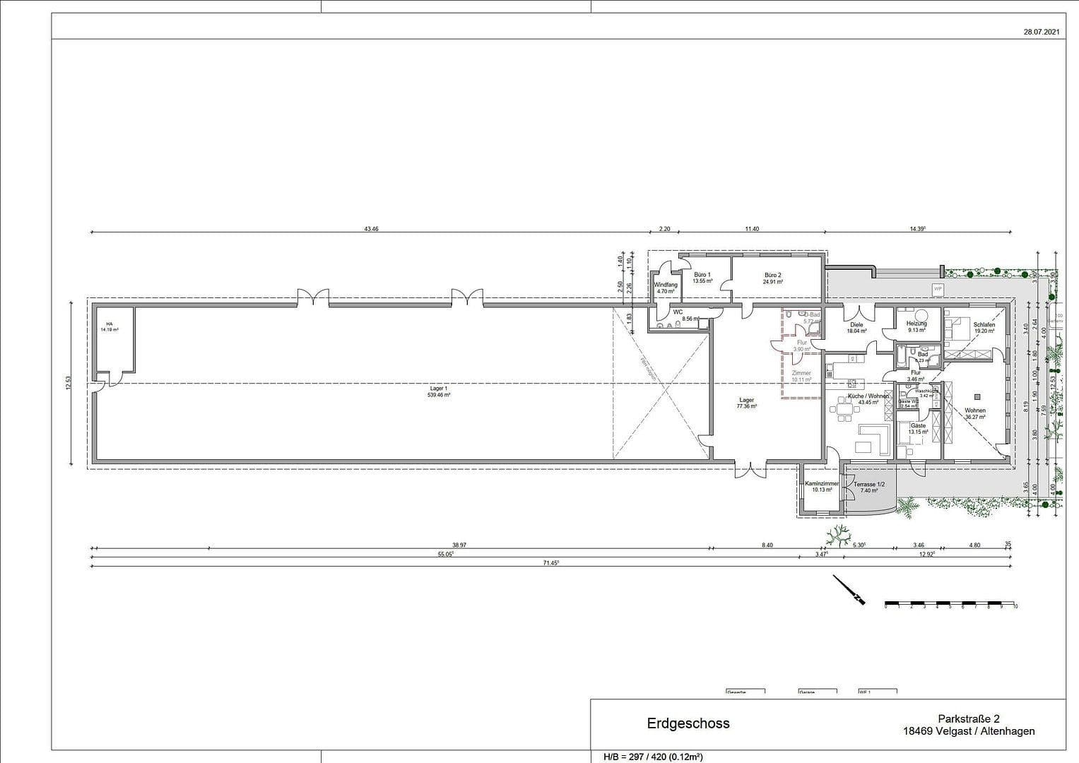 Predaj domu 310 m², pozemok 4.288 m², Parkstraße 2, Velgast, Meklenbursko-Predpomoransko Predaj domu 310 m², pozemok 4.288 m², Parkstraße 2, Velgast, Meklenbursko-Predpomoransko