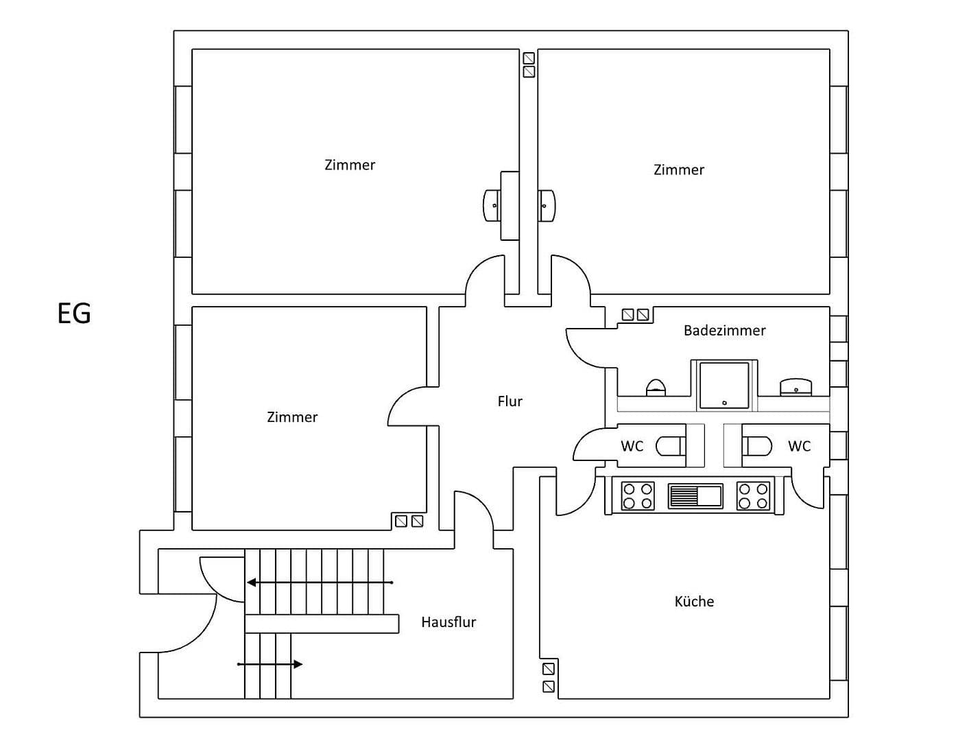 Predaj domu 354 m², pozemok 458 m², Krefeld, Severné Porýnie - Westfálsko Predaj domu 354 m², pozemok 458 m², Krefeld, Severné Porýnie - Westfálsko