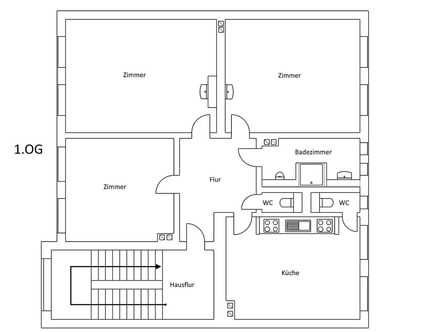 Predaj domu 354 m², pozemok 458 m², Krefeld, Severné Porýnie - Westfálsko Predaj domu 354 m², pozemok 458 m², Krefeld, Severné Porýnie - Westfálsko